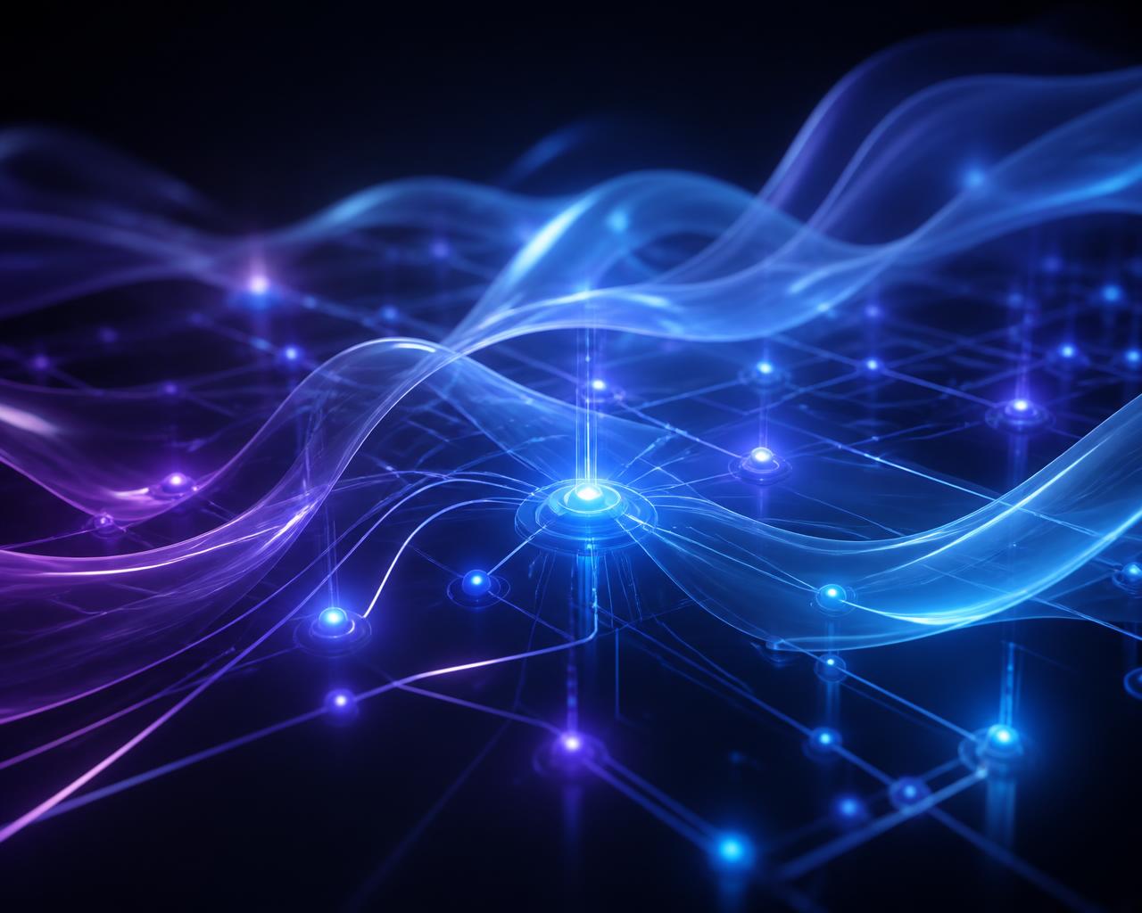 Visualisierung eines KI-gestützten Automatisierungsnetzwerks von Flowtide